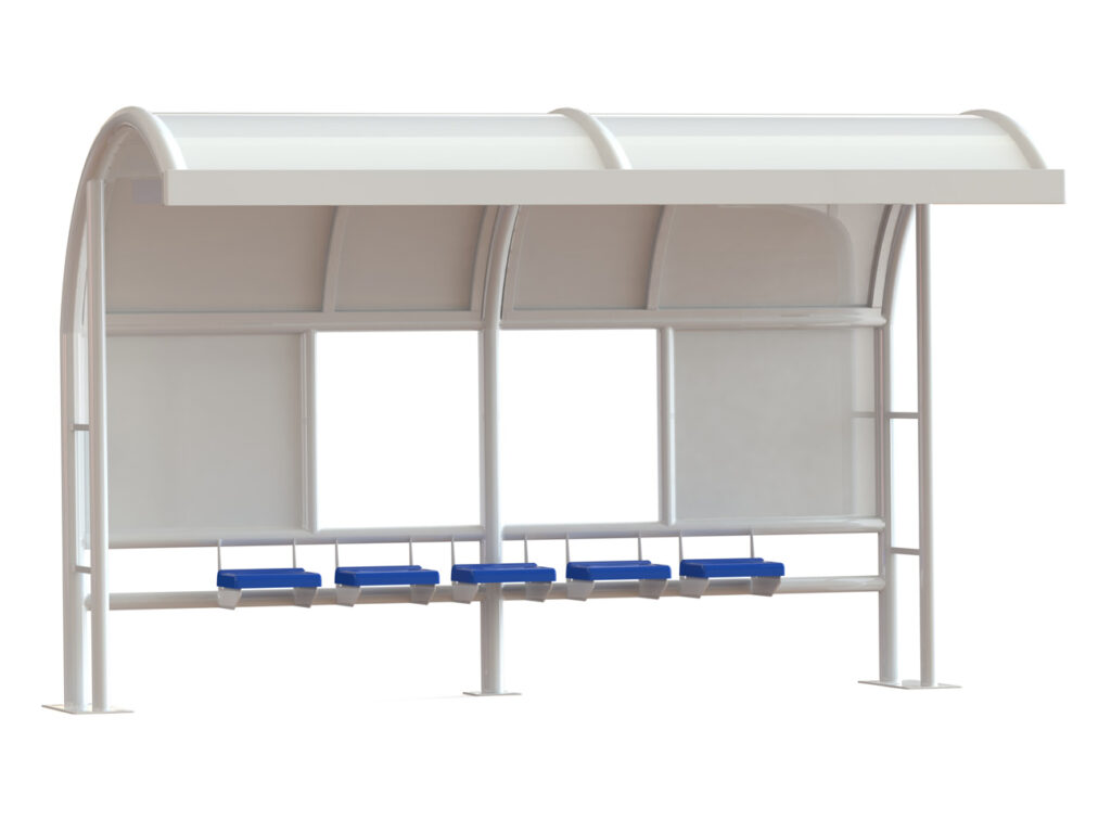 Abrigo Botucatu 1 spil-abrigo-standart-botucatu-mobiliario-urbano-estruturas-metalicas-passageiro-onibus-fabrica-lixeira-design-terminal-obras-mupi-portico-estacao-brt