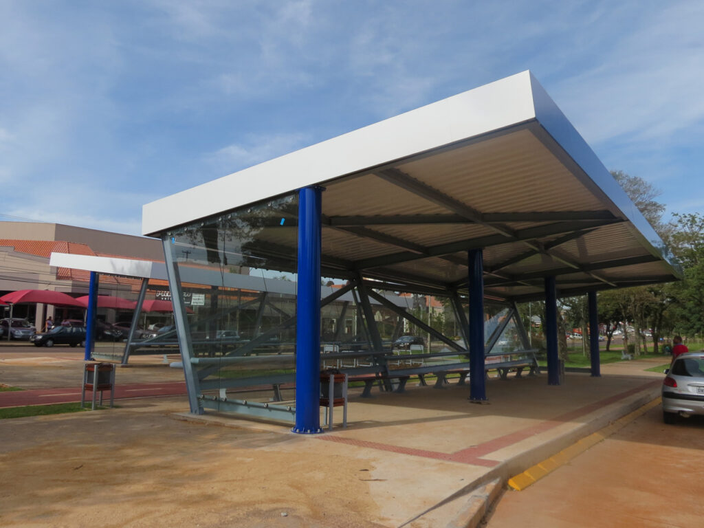 Estações BRT Cascavel 1 spil-cascavel-mobiliario-urbano-estruturas-metalicas-abrigo-onibus-fabrica-lixeira-design-terminal-obras-mupi-portico-estacao-brt