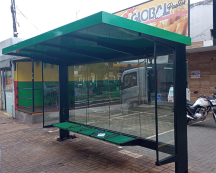 Abrigo de Passageiros Clean 1 spil-abrigo-clean-mobiliario-urbano-estruturas-metalicas-passageiro-onibus-fabrica-lixeira-design-terminal-obras-mupi-portico-estacao-brt